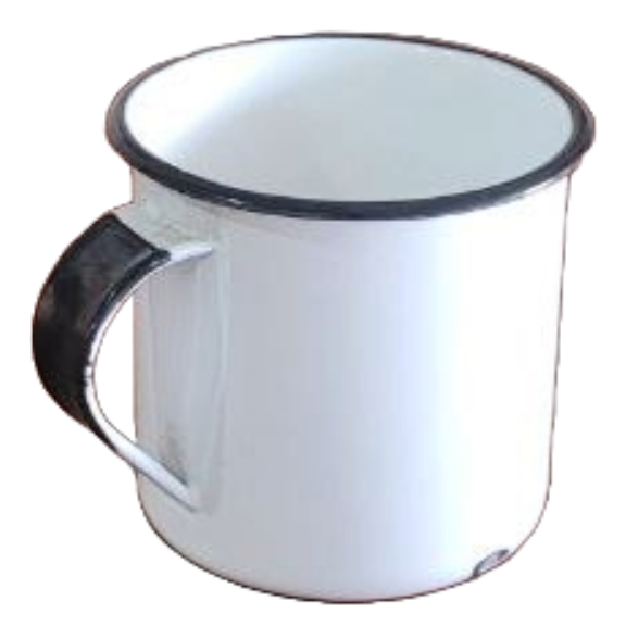 Caneca Esmaltada Clássica 8x11