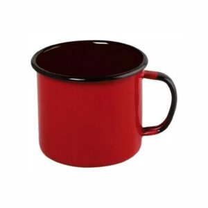 Caneca Esmaltada Clássica 7,5x11 350ml - Vermelha